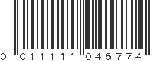 UPC 011111045774