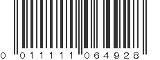 UPC 011111064928