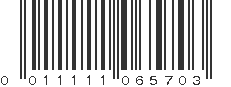 UPC 011111065703