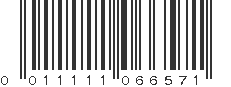 UPC 011111066571