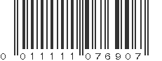 UPC 011111076907