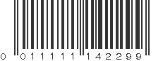 UPC 011111142299