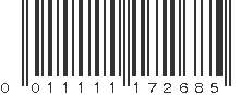 UPC 011111172685