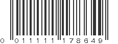 UPC 011111178649