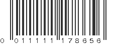 UPC 011111178656