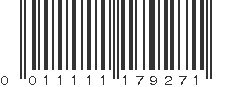 UPC 011111179271