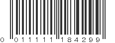 UPC 011111184299