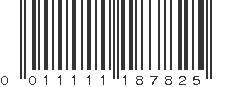 UPC 011111187825