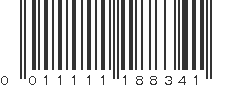 UPC 011111188341