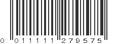 UPC 011111279575