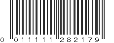 UPC 011111282179