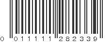 UPC 011111282339