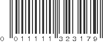 UPC 011111323179