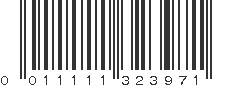 UPC 011111323971