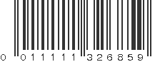 UPC 011111326859