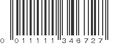 UPC 011111346727