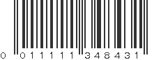 UPC 011111348431