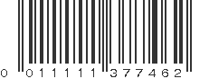 UPC 011111377462