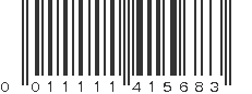 UPC 011111415683