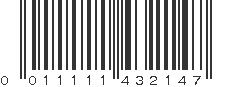 UPC 011111432147