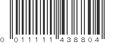 UPC 011111438804