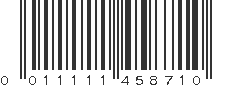 UPC 011111458710