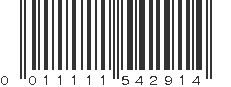 UPC 011111542914