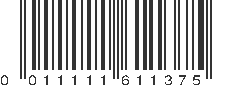 UPC 011111611375