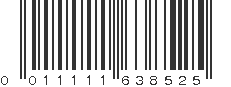 UPC 011111638525