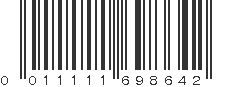 UPC 011111698642