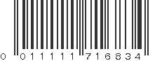 UPC 011111716834