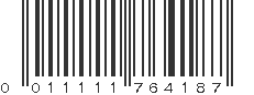 UPC 011111764187