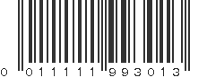 UPC 011111993013