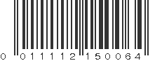 UPC 011112150064