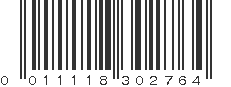 UPC 011118302764