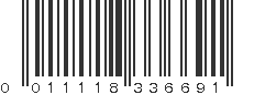 UPC 011118336691