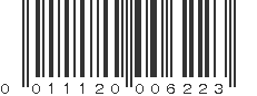 UPC 011120006223