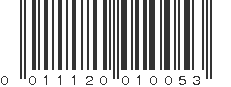 UPC 011120010053