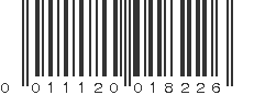 UPC 011120018226