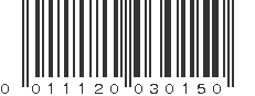 UPC 011120030150