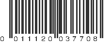 UPC 011120037708