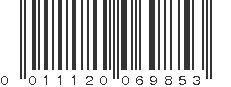 UPC 011120069853