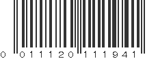 UPC 011120111941