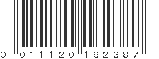 UPC 011120162387