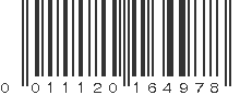 UPC 011120164978