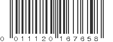 UPC 011120167658