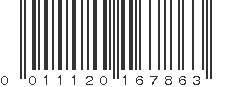 UPC 011120167863