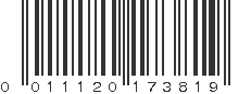 UPC 011120173819