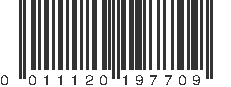 UPC 011120197709