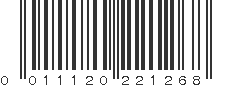 UPC 011120221268